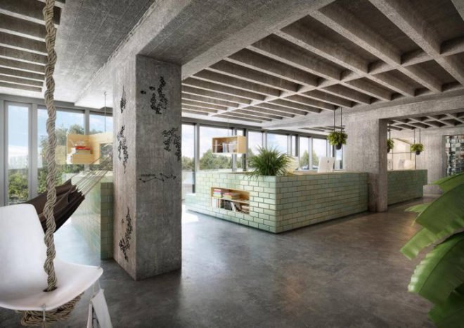green design, eco design, sustainable design, 25hours Bikini Berlin Hotel, Studio Aisslinger, living walls, plant hotel, garden hotel