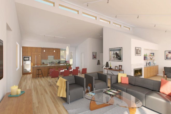 Tim Wright House, Blu Homes, taliesin east, frank lloyd wright, balance vista, prefab home