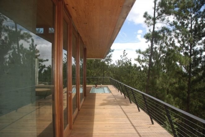vasho, vasho architects, rd house, energy efficiency, green roofs, home automation, dominican republic, natural insulation, summer house, locally sourced wood, exposed concrete, excavated rock, steep topography