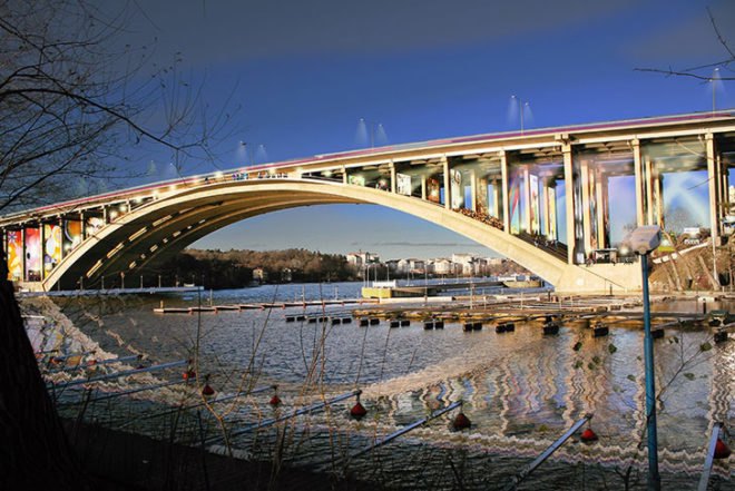 Visiondivision, Cultural Space, Under The Bridge, Stockholm, parasitic architecture, Architecture, postopolis, Resilient Design, Sustainable Building