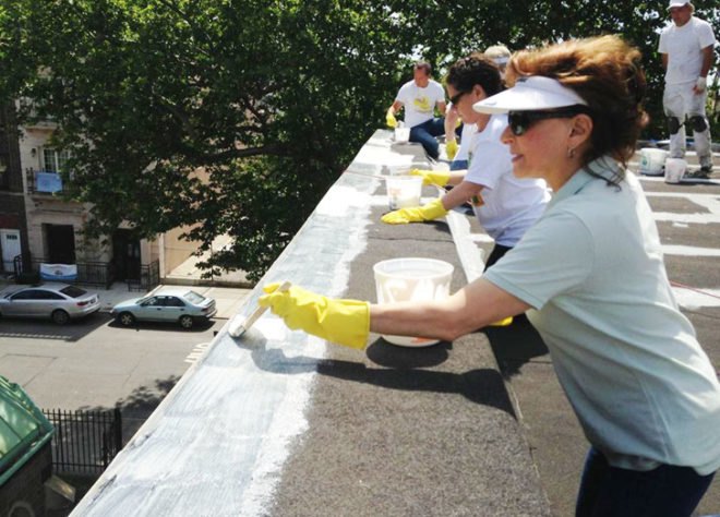 white roofs, white roofs climate change, sustainable white roofs, green roofs, scientific study, eco-friendly roofs, roof gardens, climate change, Lawrence Berkeley National Laboratory, Stanford University study, environmental study, heat island effect, reflective roofs