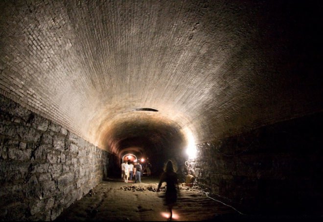 secrets of brooklyn, hidden brooklyn, The Atlantic Avenue Tunnel, underground nyc tours, subway tours nyc, underground tunnel tour brooklyn