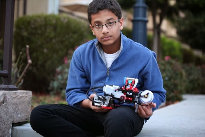 Shubham Banerjee, Braigo, braille printer, DIY braille printer, LEGO braille printer, Lego Mindstorms EV3 kit, technology for good, low-cost technology, low-cost braille printer