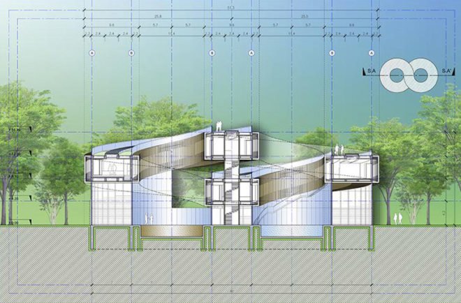 Vincent Callebaut Architectures, Vincent Callebaut, Flavours Orchard, eco-district China, China sustainable architecture, China architecture, China masterplan, sustainable masterplan, solar power, wind power, wind turbines, futuristic city, smart energy grid