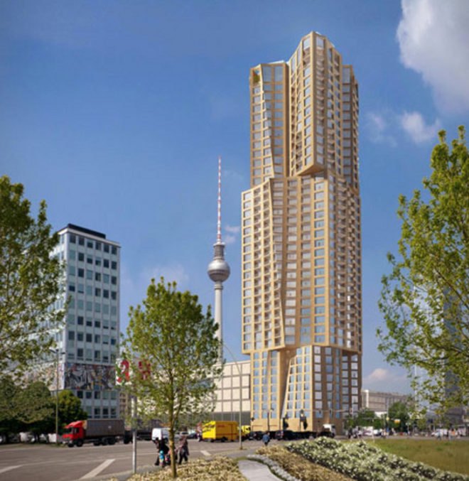 Frank Gehry, Berlin, architect, design, Gehry Partners, LLC, Alexanderplatz, Germany, HInes, Berliner Fernsehturm