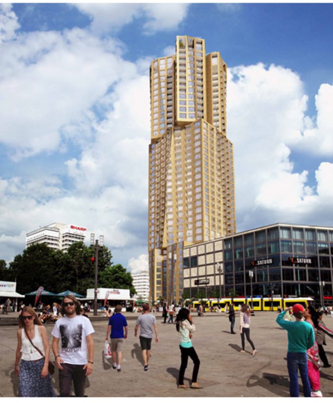 Frank Gehry, Berlin, architect, design, Gehry Partners, LLC, Alexanderplatz, Germany, HInes, Berliner Fernsehturm