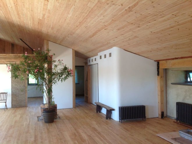 Maison Durable Portneuf, eco home, Quebec straw bale home, straw bale, Portneuf