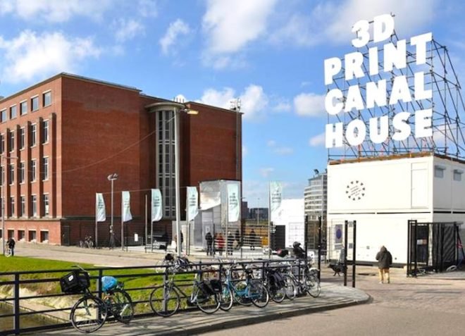 green design, eco design, sustainable design, DUS Architects, 3d Printed Canal House, Kamermaker, room builder printer, giant 3d printer