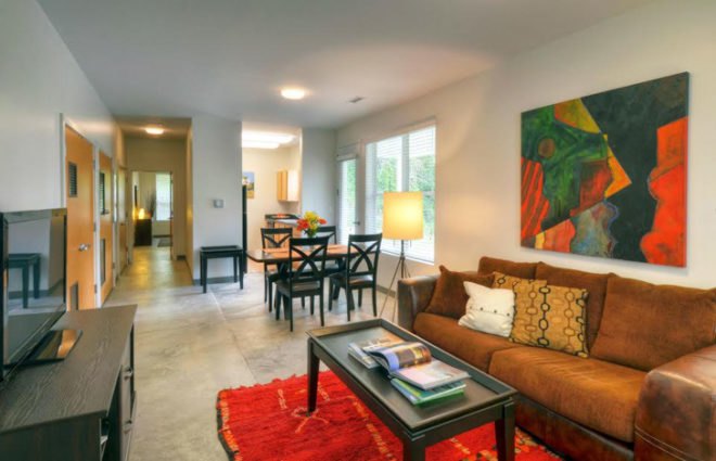 Fairmount Avenue Townhomes, HK Architects, Tennessee architecture, Hefferlin + Kronenberg Architects, LEED Platinum-certified building, LEED certification, LEED platinum, social housing Tennessee, low income housing, American Economic Recovery and Reinvestment Act, passive sustainability, passive houses, photovoltaic panels