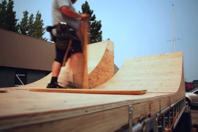 Floating Skate Ramp, Visit California, floating ramp, bob burnquist, lake tahoe, skate boarding, skate ramp