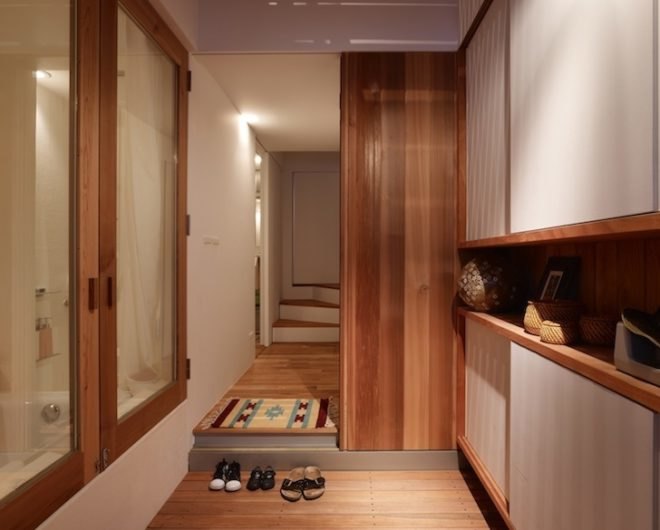 Fujiwarramuro Architects, house in nada, nada house, nada, kobe, japanese architecture, micro house, skinny house, tiny urban lot, narrow house, column of light, minimalist, narrow home