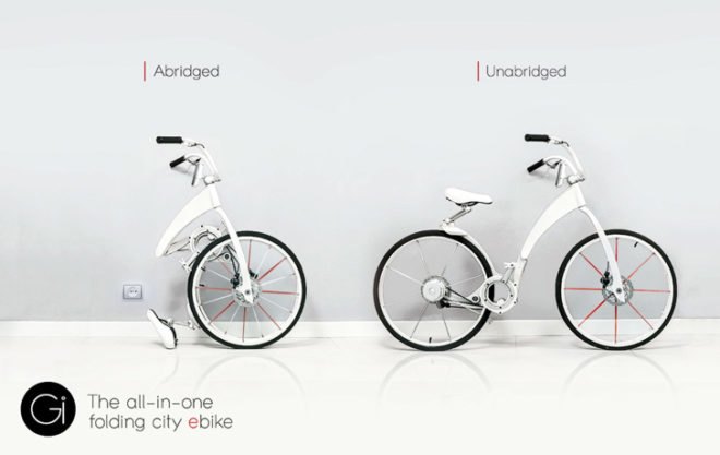 Gi Bike, electric bike, electric motor, green transportation, lithium-ion battery, electric motor, bicycle, bicycle phone charger, ebike, kickstarter