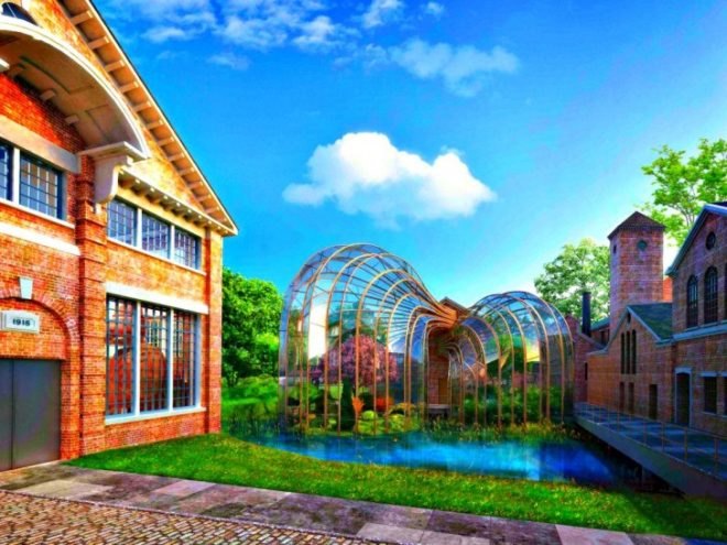 GWP Architecture, Heatherwick Studio, Bombay Sapphire Distillery, BREEAM Award for Industrial Design , Ecobuild Conference, London ExCel Centre, GWP Architecture, Hampshire, renewable energy , energy efficiency, BREEAM award for industrial design, industrial design, architecture