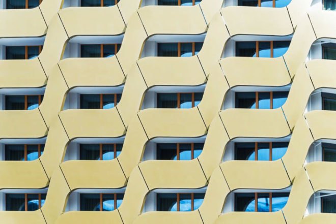 OIKOS Davos Hotel, Davos Hotel Switzerland, Davos Hotel facade, unbuildable facade, digitally fabricated facade, intelligent facade, undulating facade system, Wilhelm+Partner, German architects, Munich architects