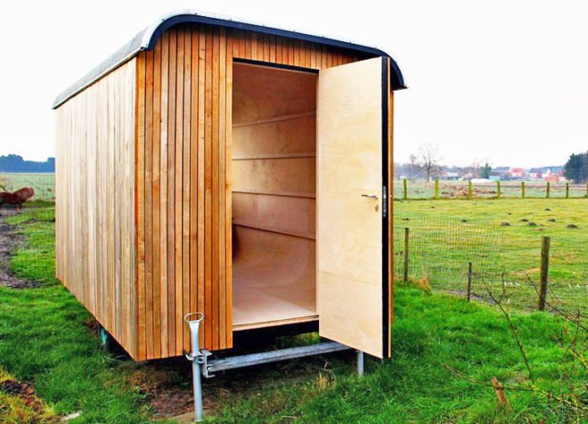 Karel Verstraeten, ghent garden trailer, tiny homes, architecture, tiny homes, renovation projects, country cabins, mini structure designs,