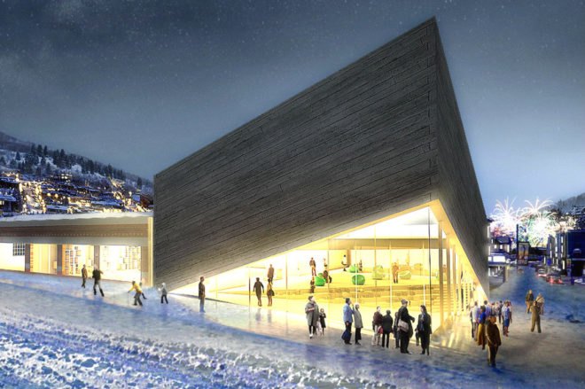 Kimball Art Center Update, BIG, park city, utah, green renovation, historic renovation, art center, bjarke ingels