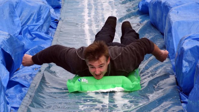 green design, eco design, sustainable design, Luke Jerram, Bristol, Park and Slide, Make Sundays Special Bristol, architectural intervention