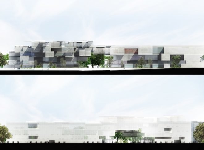 MenoMenoPiu, MenoMenoPiu Architects, Taichung, Atelier Castro Denissof, wind power, Taichung City Cultural Center, Taiwan, sustainable architecture, green roof, solar power, air pollution, Taichung gateway park, Taiwan tower