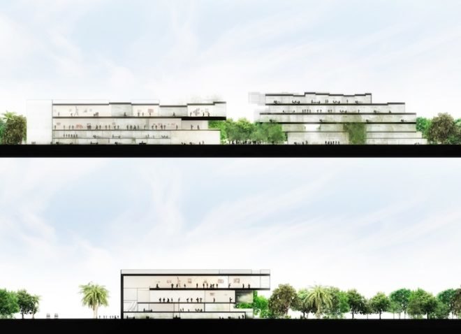 MenoMenoPiu, MenoMenoPiu Architects, Taichung, Atelier Castro Denissof, wind power, Taichung City Cultural Center, Taiwan, sustainable architecture, green roof, solar power, air pollution, Taichung gateway park, Taiwan tower