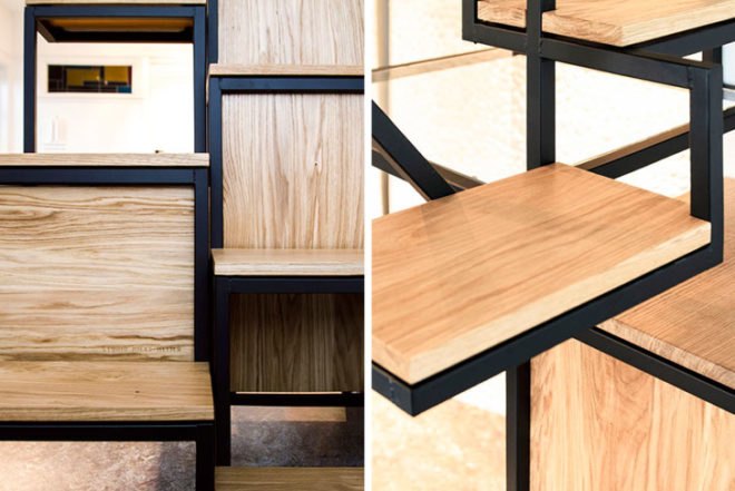green furniture, Transforming Furniture, Green Home decor, green Interiors, Studio Mieke Meijer, Object élevé, storage-stair, space saving stairs