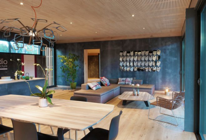 Multipod Studio, Pop-Up House, prefab housing, recyclable houses, recycled materials, passive house, easily assembled homes, low-cost housing solution, thermal envelope, Lego-like homes, green architecture, transportable homes, wooden homes