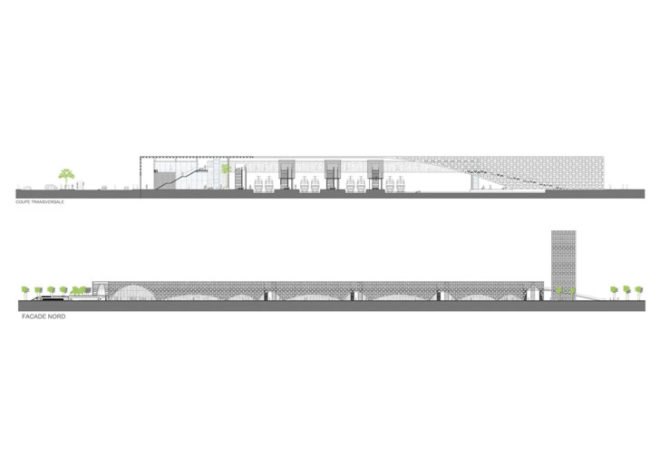green design, eco design, sustainable design, Silvio d'Ascia Architecture, Omar Kobite Architecture, Eric Giudice Architects, high speed railway station, louver, Morocco high speed rail, Kenitra Station