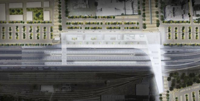 green design, eco design, sustainable design, Silvio d'Ascia Architecture, Omar Kobite Architecture, Eric Giudice Architects, high speed railway station, louver, Morocco high speed rail, Kenitra Station