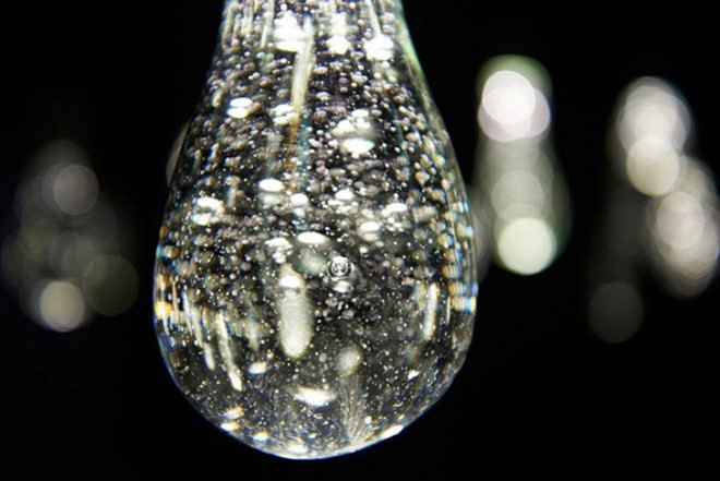 Torafu Architects, Milan Furniture Fair, whimsical light installation, recycled fluorescent lamps, Water Balloon room, Art, energy efficiency, Recycled Materials, Milan Furniture Fair,