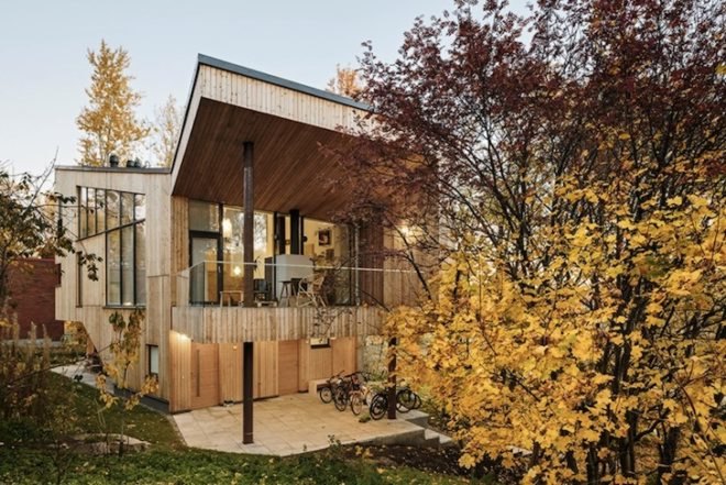 Baby boomers, house M-M, multigenerational housing, multigenerational architecture, Helsinki, tuomas siitonen, kinked roof, underfloor heating, underfloor cooling, multigenerational home, timber facade