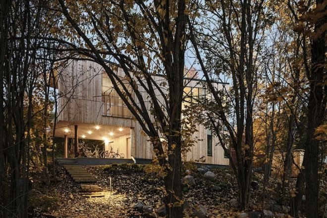 Baby boomers, house M-M, multigenerational housing, multigenerational architecture, Helsinki, tuomas siitonen, kinked roof, underfloor heating, underfloor cooling, multigenerational home, timber facade