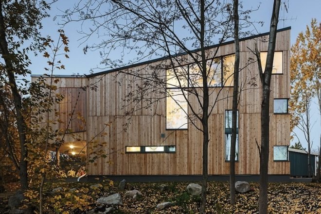 Baby boomers, house M-M, multigenerational housing, multigenerational architecture, Helsinki, tuomas siitonen, kinked roof, underfloor heating, underfloor cooling, multigenerational home, timber facade