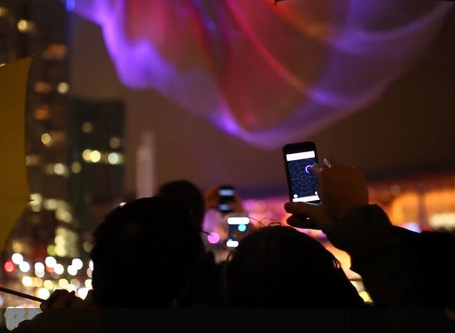 green design, eco design, sustainable design, Aaron Koblin, Janet Echelman, Ted Talks Vancouver, art and technology, interactive sculpture, unnumbered Sparks, string art, string sculpture