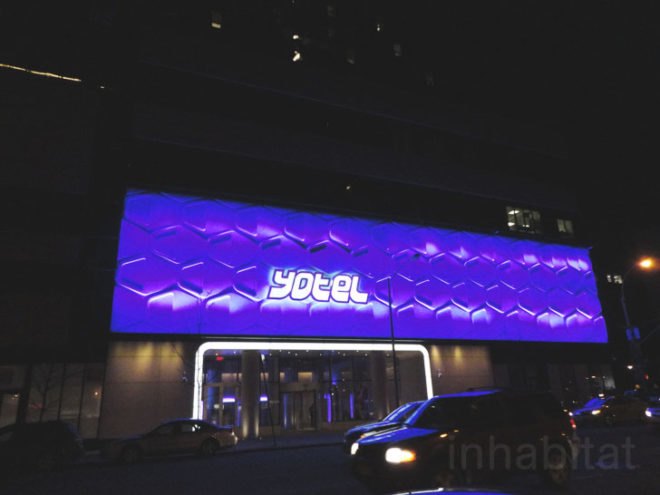 green design, eco design, sustainable design, LEED Gold Hotel, LEED Gold Manhattan, Yotel, Times Square Hotel, sustainable hotel manhattan, LEGO Wall