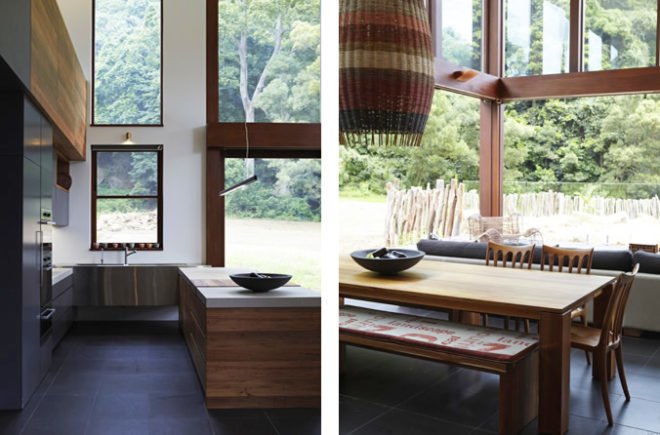 hare+klein, eco lodge, australian green architecture, green interiors, australian sustainable homes, recycled materials