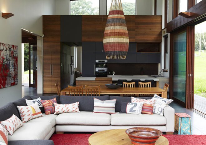 hare+klein, eco lodge, australian green architecture, green interiors, australian sustainable homes, recycled materials