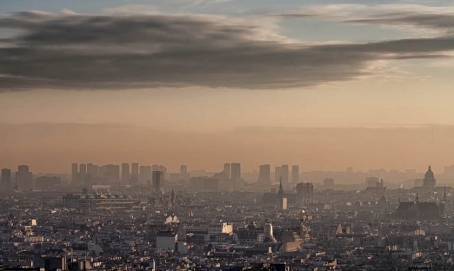 Paris, Beijing, air pollution, smog, fine particulates, free public transportation, banning cars, France, Belgium, Germany, smog belt, air quality index, diesel fuel, diesel engines