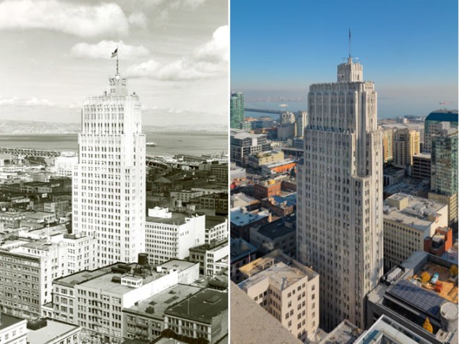 140 New Montgomery, Perkins Will, eco office tower, historic renovation, green renovation, san francisco, eco skyscraper