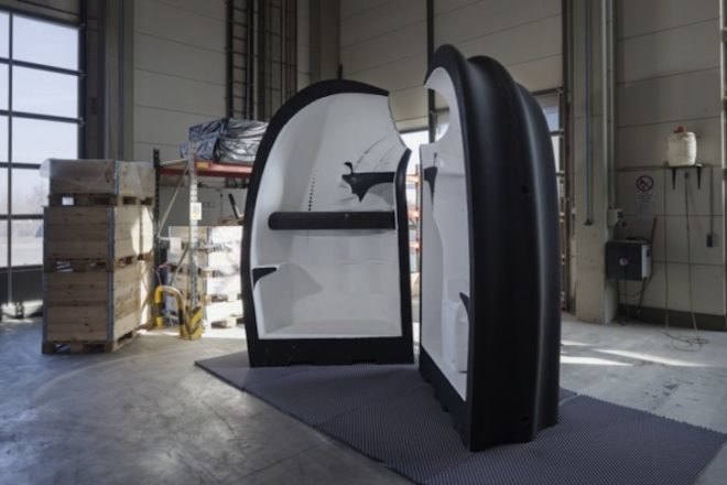 3d printing, 3d printed homes, 3M futureLAB, peter ebner, munich, UCLA, UCLA architecture and urban design, small transportable living, tiny houses, tiny homes, oculus window, renzo piano, diogene