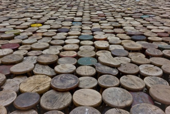 Ai Weiwei, art exhibition, evidence exhibition, modern art, chinese artist, Martin-Gropius-Bau, Berlin, Chinese dissident artist, Berlin exhibition, 6,000 stools, forever bicycles