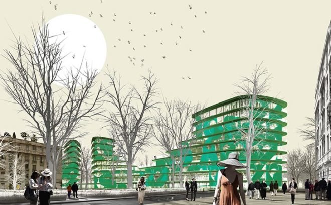 avenue foch, arc de triomphe, Hamonic+Masson, Champs-Élysées, pedestrian avenue, woodland park, Place de l'étoile, mixed-use development, paris mayoral elections, anne hidalgo, paris