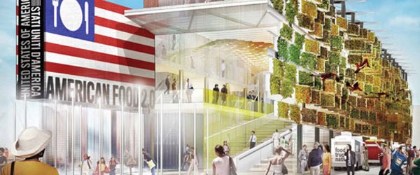 Biber Architects, US Pavilion for Milan 2015, vertical gardens, architecture, solar panels, photochromatic glass, milan 2015, landscape architecture, sustainable design, recyclable steel framing
