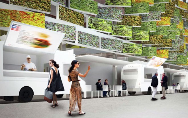 Biber Architects, US Pavilion for Milan 2015, vertical gardens, architecture, solar panels, photochromatic glass, milan 2015, landscape architecture, sustainable design, recyclable steel framing