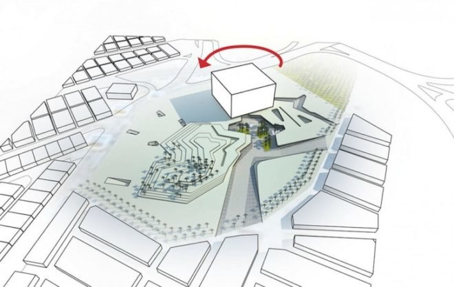 Tripoli, henning Larsen, henning Larsen architects, central bank of Libya, Libya, environmentally friendly, underground houses, berber, Libya architecture, bank headquarters, bank headquarters design, green belt of Tripoli, sustainable building