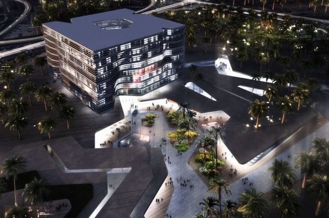 Tripoli, henning Larsen, henning Larsen architects, central bank of Libya, Libya, environmentally friendly, underground houses, berber, Libya architecture, bank headquarters, bank headquarters design, green belt of Tripoli, sustainable building