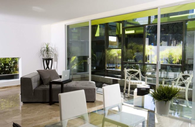 green design, eco design, sustainable design, CRAFT Arquitectos, Adaptive reuse, bronze-glass facade, double skin facade