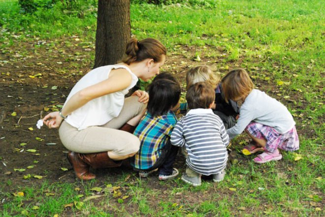 Kindergarten Children in the Community Garden, Miss Elea's Kindergarten Class Baking, New Amsterdam School, Waldorf School, Green School, Waldorf Kindergarten