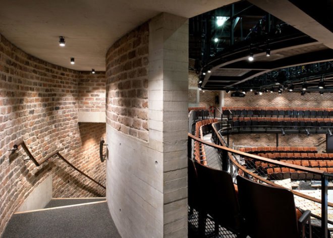 Liverpool, theatre, Everyman Theatre, reclaimed, recycled, BREEAM, theater, brick, auditorium, natural ventilation, sustainable, green, England, Haworth Tompkins