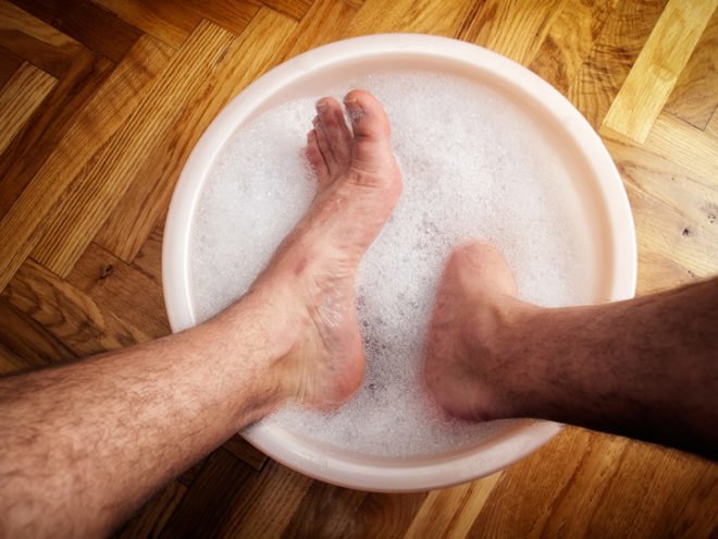 Foot care, foot soak, cream, moisturizer, deodorizer, feet, paws, hooves