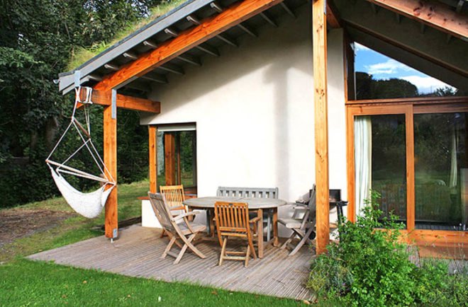 Bevan Architects, Hemp Cottage, Hemcrete, Hemp Lime Construction, Green Building UK, Green Building Ireland, Green Roofs, Sheep Wool Insulation, Eco Retreat