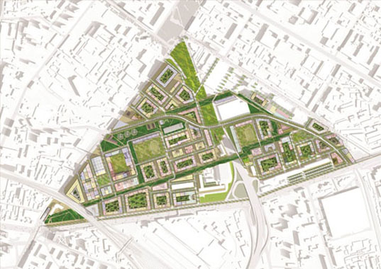 green design, eco design, sustainable design, adaptive reuse, MVRDV, Serp & Molot Factory, Hammer & Sickle Moscow, Elevated park Moscow